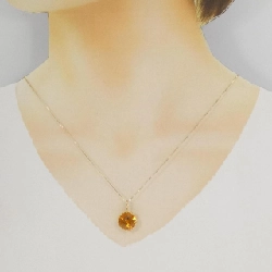 K18YG Mặt dây chuyền Citrine - Hàng hiệu Chính hãng 858856