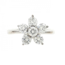 Nhẫn kim cương K18WG hoa 0.72CT 673132