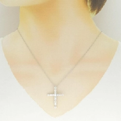 Hàng hiệu Harry Winston Madonna Cross Small Necklace - Hàng hiệu Authentic 839894