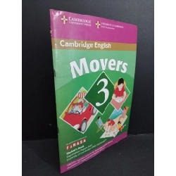 Cambridge young learners English test Cambridge Movers 3 mới 80% bẩn bìa, ố nhẹ 2019 HCM2811 Cambridge HỌC NGOẠI NGỮ Oreka Blogmeo