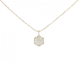 K18PG/750PG Dây chuyền kim cương 0.31CT - Hàng hiệu Authentic