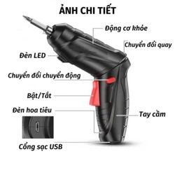 Bộ máy khoan kèm 48 phụ kiện 328466