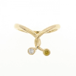 Nhẫn kim cương K18YG 0.07CT 669787