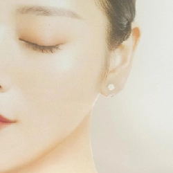 K18YG Solitaire Bông tai Kim cương 0.96CT - Hàng hiệu Chính hãng 867353