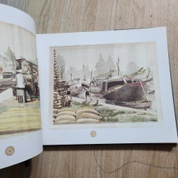 Ký họa về Đông Dương Nam Kỳ | Trường vẽ Gia định | bìa cứng áo bìa như hình 552671