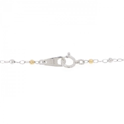 Dây chuyền kim cương ba màu K18 1.50CT - Hàng hiệu Authentic 848014