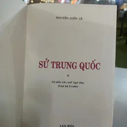 SỬ TRUNG QUỐC - NGUYỄN HIẾN LÊ 734926