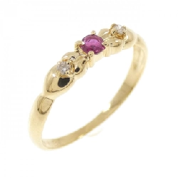 Nhẫn Ruby K18YG - Hàng hiệu Chính hãng