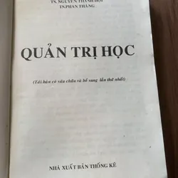 Quản trị học, TS. NGUYỄN THANH HỘI TS. PHAN THĂNG 706827