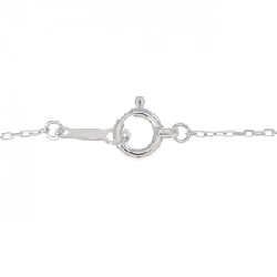 K18WG Hoa Đá Kim Cương Dây Chuyền 0.16CT - Hàng hiệu Chính hãng 857310