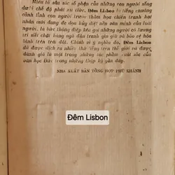 ĐÊM LISBON, tiểu thuyết của nhà văn nổi tiếng Erich Maria Remarque 705070