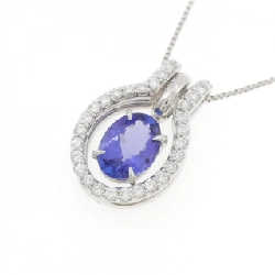 K18WG 2WAY Đá Tanzanite Dây Chuyền 2.00CT - Hàng hiệu Chính hãng 859807