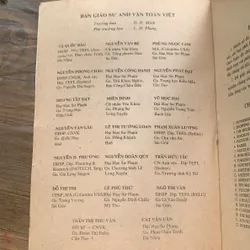 Bài thi trắc nghiệm Anh văn 12AB, Sinh ngữ 1 735440