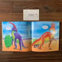 Sách ngoại văn Lift-the-flap Dinosaurs, Used, Bìa mềm, Sách Lật Mở 756490