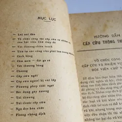 HƯỚNG DẪN CẤP CỨU THÔNG THƯỜNG  701999