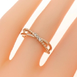 Nhẫn kim cương ba viên K18PG - Hàng hiệu Authentic 859379