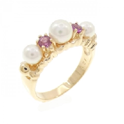 Nhẫn ngọc trai Akoya K18YG - Hàng hiệu Authentic