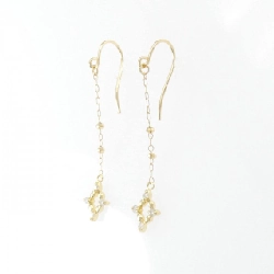 Bông tai kim cương K18YG 0.08CT - Hàng hiệu Chính hãng 873376