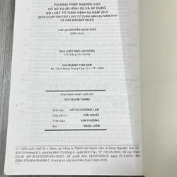 Phương pháp nghiên cứu hồ sơ vụ án hình sự và áp dụng bộ luật tố tụng hình sự 2015. 8b2 545037