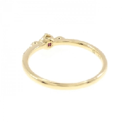 Nhẫn kim cương K18YG 0.132CT 669970