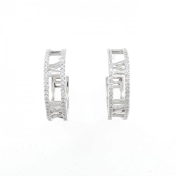 Bông tai Tiffany Atlas Hoop - Hàng hiệu Authentic