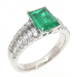 Nhẫn Emerald PT900 1.11CT