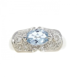 Nhẫn aquamarine PT900 0.65CT 667571