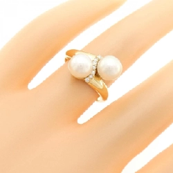 Nhẫn ngọc trai Akoya K18YG 671058