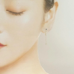 K18YG Bông tai kim cương 0.30CT - Hàng hiệu Chính hãng 872291