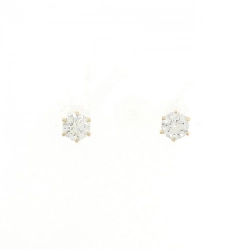 K18YG/ST Bông tai kim cương 0.200CT 0.212CT G-H VS2 EXT H&C - Hàng hiệu Chính hãng