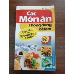 Các Món Ăn Thông Dụng Dễ Làm - Ngọc Hà (Biên soạn)