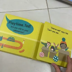 NGOẠI VĂN tiếng anh trẻ em : PLAYTIME WITH TED with BIG FLAPS for little hand - Bloomsbury 1027800