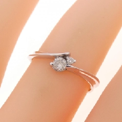 Nhẫn kim cương K18WG 0.10CT - Hàng hiệu Chính hãng 853847