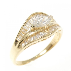 Nhẫn kim cương K18YG 0.352CT - Hàng hiệu Authentic