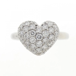 Nhẫn kim cương hình trái tim PT900 Pavé 0.94CT - Hàng hiệu Authentic 849074