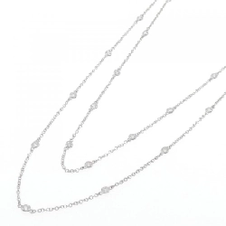 K18WG Dây chuyền kim cương 1.56CT - Hàng hiệu Chính hãng 863493