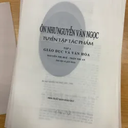 (Bản thảo) Tuyển tập tác phẩm Ôn Như Nguyễn Văn Ngọc