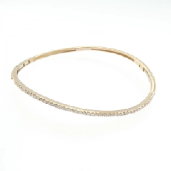 K18PG Vòng tay kim cương 0.50CT - Hàng hiệu Chính hãng