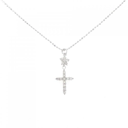 K18WG Đan Chéo × Hoa Nhẫn Kim Cương 0.24CT - Hàng hiệu Chính hãng