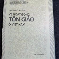 NHỮNG ĐIỀU CẦN BIẾT VỀ HOẠT ĐỘNG TÔN GIÁO Ở VIỆT NAM 475637
