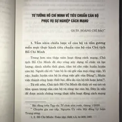 Tư tưởng Hồ Chí Minh về cán bộ, công tác cán bộ và sự kết thừa….cách mạng Việt Nam  606947