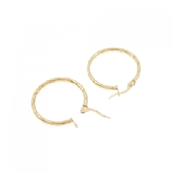 Bông tai hoop 750YG - Hàng hiệu Authentic 867348