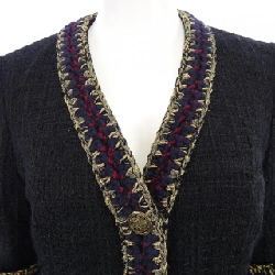 Jacket không cổ CHANEL P38673V29212 626733