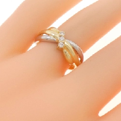 Nhẫn kim cương K18YG/PT900 0.09CT - Hàng hiệu Authentic 849358