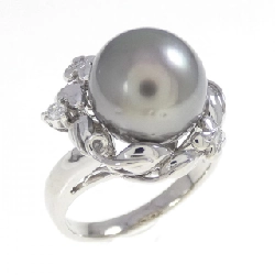 Nhẫn ngọc trai đen PT900 10.4mm - Hàng hiệu Chính hãng