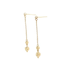 K18YG Bông tai - Hàng hiệu Authentic 872917