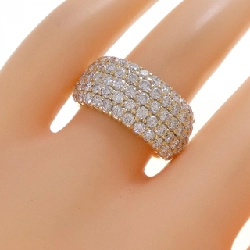 Nhẫn kim cương Pavé K18YG 2.34CT - Hàng hiệu chính hãng 849939