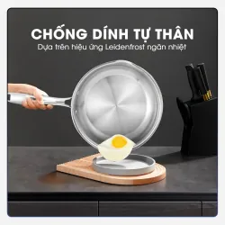 Chảo inox nguyên khối TRIPRO KALITE KL826V chống dính tự thân 934692