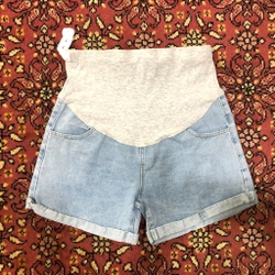 Jeans bầu ngắn size M