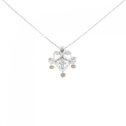 Dây chuyền kim cương K18WG 0.32CT - Hàng hiệu Chính hãng